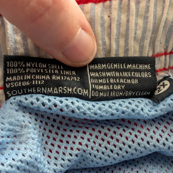 Southern Marsh Men's XXL Dockside Swim Trunks - Picture 8 of 9